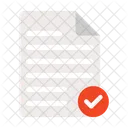 Lista De Verificacion Verificada Lista Verificada Lista De Tareas Pendientes Icono