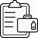 Lista De Viagens Aeroporto Controle Ícone