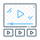 Lista De Videos Lista De Observacao Streaming De Video On Line Ícone