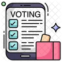 Lista De Votacion Movil Lista De Verificacion Tareas Pendientes Icono