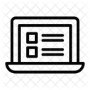 Lista En Linea Lista Lista De Verificacion Icon