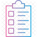 Lista De Encuestas Lista De Verificacion Marca De Verificacion Icon