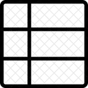 Cuadricula De Lista Izquierda Icono
