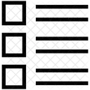 Lista Layout Verificacao Ícone