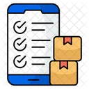 Lista De Moviles Plan Logistico Lista De Verificacion Icon