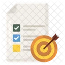 Lista De Tareas Lista De Objetivos Lista De Objetivos Icon