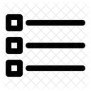 Lista Quadrada Lista Lista De Verificacao Ícone