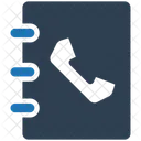 Telefone Lista De Contatos Catalogo De Enderecos Ícone