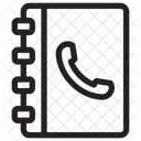 Lista Telefonica Lista De Enderecos Lista De Contatos Ícone