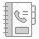 Lista Telefonica Agenda De Enderecos Contatos Ícone