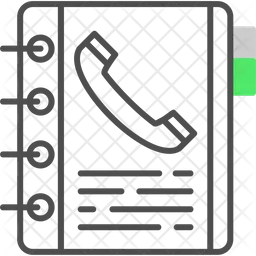 Lista telefônica  Ícone