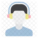 Personaje Persona Auriculares Icon