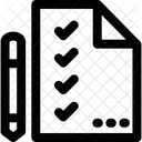 Lista De Verificacao Ícone