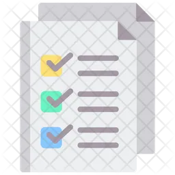 Lista de verificação  Ícone