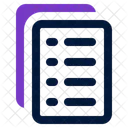 Liste Seite Checkliste Icon