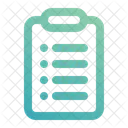 Liste Checkliste Standort Symbol