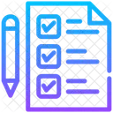 Liste Check Papier Symbol