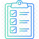 Checkliste Dokument Zwischenablage Symbol