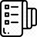 Liste Bericht Prufung Symbol