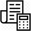 Einkaufen Liste Taschenrechner Symbol