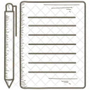Liste Papier Stylo Icon