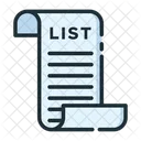 Liste De Courses Liste Liste Darticles De Shopping Icon