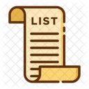 Liste Liste Darticles Dachat Liste Darticles Icône