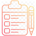 Liste de tâches numérique  Icône