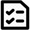 Liste De Controle Feuille Rendez Vous Icon