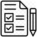 Liste de contrôle  Icône