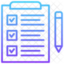 Liste de contrôle  Icône