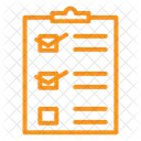 Liste De Controle Liste Presse Papiers Icône