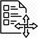 Liste De Controle Document Navigation Icône