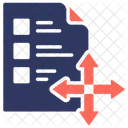 Liste De Controle Document Navigation Icône