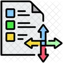 Liste De Controle Document Navigation Icône