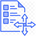 Liste De Controle Document Navigation Icône