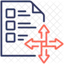 Liste De Controle Document Navigation Icône