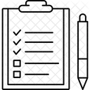 Liste de contrôle  Icône
