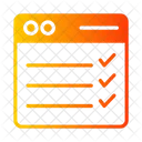 Liste de contrôle  Icône