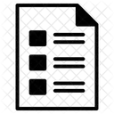 Liste de contrôle  Icône