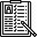 Profil Liste De Controle Utilisateur Icône
