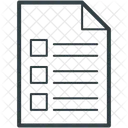 Liste de contrôle  Icône