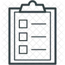 Liste De Controle Regime Plan Icône