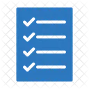 Liste De Controle Liste De Taches Document Icône