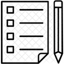 Liste De Controle Documents Liste Icône
