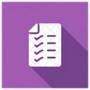 Liste De Controle Cocher Verifier Icône