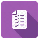 Liste De Controle Cocher Verifier Icône