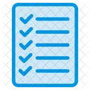 Liste De Controle Document Fichier Icon