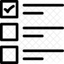 Liste de contrôle  Icône