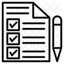 Liste de contrôle  Icône